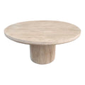 Antonio Round Table with Ribbed Base